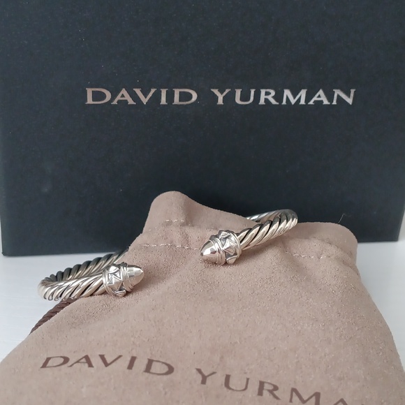 David Yurman 5mm Cable Classic Renaissance Sterling Silver Bracelet - Picture 3 of 4